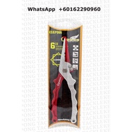 OPASS Fishing plier HDAP066 Heavy Duty ALUMINIUM SPLIT RING PLIER Titanium cutter braided line Split