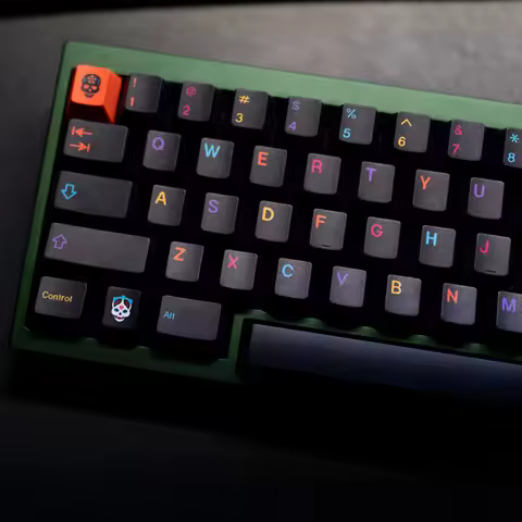 143 Keys GMK Mictlán Keycaps Cherry Profile Dye Sublimation GMK Clone Keycap For MX Switch Mechanica