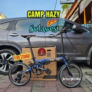 SEPEDA LIPAT CAMP HAZY 9 SPEED EDISI SULAWESI - bicycle storeku