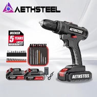 AETHSTEEL 199V Cordless Drill Electric Drill Lithium Battery Rechargeable Power Tools SetImpact Dril