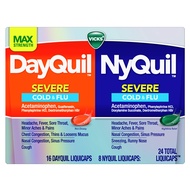 DayQuil & Nyquil Severe Cold, Flu & Congestion Medicine, 24 Count