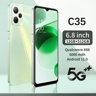 【flash sale】cellphone Realme C35 original legit big sale 2022 6.8 inch cellphone lowest price gaming cheap Mobile Phones legit  5G Android smart phone 1k only 16GB+512GB gaming phone buy 1 take 1 COD