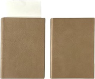 Ayush Paper Sketch Soft Cover Notebook | Pack of 2 | 100 Pages, 200 Sides | 4.1" X 5.8" | 100 GSM | Faux Leather Blank Diary | Bleed Resistant Pages Ipairs with Any Ink, Pen, Pencil | Drawing (A6)