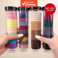 Korean High Elastic Hair Ties for Women Girls, Colorful Ponytail Holders, No Damage Stretch Bands