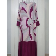 *CLEARANCE* Dress ruffle batik cotton viscose