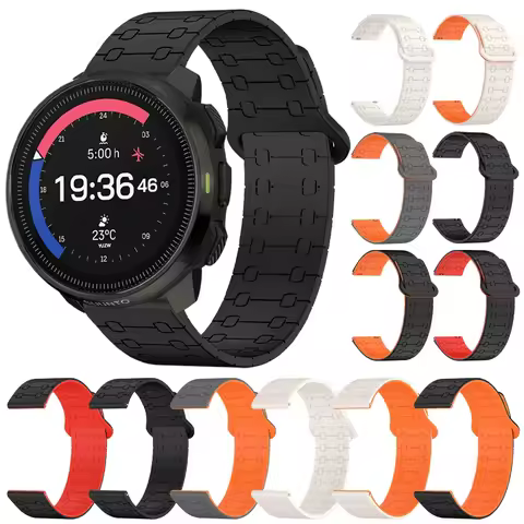 22mm Sport Silicone Strap For SUUNTO 9 5 PEAK PRO/5 PEAK Wristbands SUUNTO RUN/RACE S/OCEAN/VERTICAL