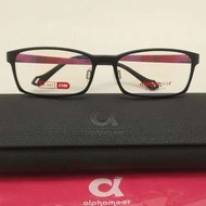 💕 熱銷現貨 💕[檸檬眼鏡] ALPHAMEER AM3501 C109 塑鋼 消光黑方框 輕量舒適 非常好戴 -3