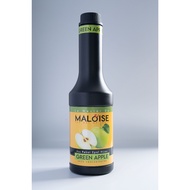 Maloise | Green apple Syrup | 1000ml | Soda Drinks & Non-alcoholic cocktails syrup | Made in | Halal
