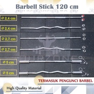 Ready Straight Bent Barbell Stick Ez Curl Bar Straight Bar Fitness Gym