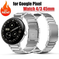 Mans Titanium Band for Google Pixel Watch 4 45mm Watch 3 45mm Luxury Metal Strap for Google Watch Pi