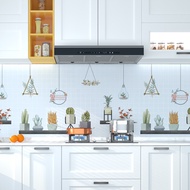 walpaper dapur anti minyak dan panas dan air motif lampu gantung dan pot 60cm*1M / 3M / 5M wallpaper / stiker dinding dapur