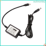 WU USB Type C PD20V to DC24V Power Cable for 24V Devices PD12V 15V 20V to 24V DC5 5x2 1mm Converter 