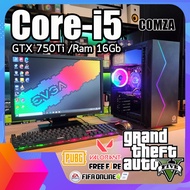 คอมพิวเตอร์ ครบชุด Core i5-4000 /GTX 750Ti /Ram 16Gb ทำงาน-เล่นเกมส์ พร้อมใช้งาน สินค้าคุณภาพ พร้อมจัดส่ง