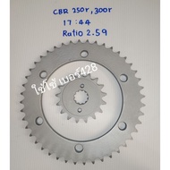 Sprocket 428 cbr300r cbr250r 17-44 Rated 2.588/1