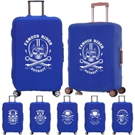 กระเป๋าเดินทางล้อลากฝาครอบป้องกันยืดหยุ่นสำหรับการเดินทางกันฝุ่น,กระเป๋าเดินทางรุ่นกะโหลกศีรษะ18-28นิ้ว