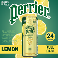 Perrier - [法國進口]巴黎純天然有氣礦泉水(罐裝)[檸檬味]
