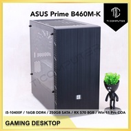CM Masterbox MB600L ASUS B460M-K Intel i5-10400F 16GB DDR4 RAM 250GB SATA SSD RX570 8GB Win 11 Pro R