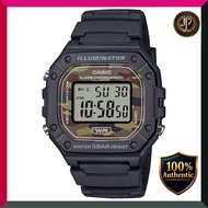[Casio] Casio Collection W-218H-5BJF Men's Black × Camouflage Web Limited Model [Domestic Genuine Pr