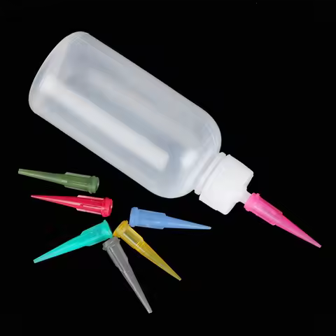 1 Set Jam Painting Squeeze Bottles with Nozzles Cake Decor Baking Pastry 50ML Bottle Drawing Tools J