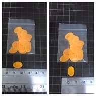 Khm Code 752 Oval Cut Felt Fabric Size 0.9*1.3 Cm.quantity 20 Pieces 7 Baht (The Seller Cuts It Hims