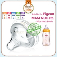 deQueen Nipple Teat Puting Tippee Newborn Baby Wide Neck Bottle Pacifiers Nipple MUM Feeding Bottle 