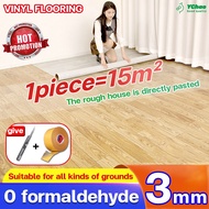 1Piece=15m² YChao 3MM VINYL FLOORING Suitable for all kinds of grounds PVC Floor Sticker lantai vinyl 地板贴