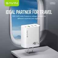 BAVIN PC952 20W Pd + 18W Qc3.0 Fast Charging Multi-Port Charger W/ 3x Usb & Pd Type-C Port for iphon