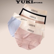 Quần lót nữ su đúc cao cấp cạp cao in hình chữ GODDESS siêu đẹp YUKI STORE 2153