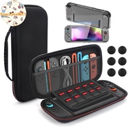 PeaceShells 11-in-1 Carrying Case Accessories Kit For Nintendo Switch 2 Doable Case +HD Screen +JoyC