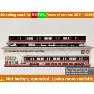 1:120 scale Singapore c151a MRT Train model
