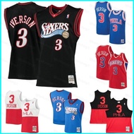 NBA Jersey Philadelphia 76ers Iverson Classic Jersey Sports Vest Commemorative Edition Plus Size