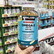 Kirkland Fish Oil OMEGA-3 fish oil 1200mg 330 Softgels EPA+DHA 750mg