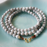 ️ Natural White Turquoise Amulet Chain Amulet Chain Hanging Chain Necklace Amulet Special Chain Gem 