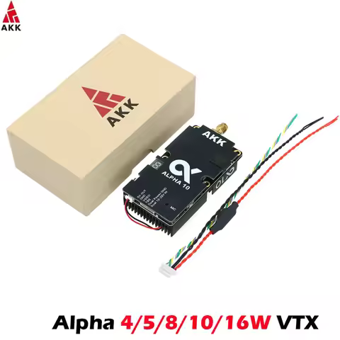 AKK Alpha Series 5.8-6GHz 4W-16W Stepped Selectable Power VTX for Long Range RC FPV Racing Drone