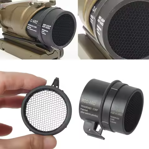 Killflash Scope Anti-Reflection Device Sight Protector Metal Mesh Cover Cap For ACOG 1X32 4X32 Scope