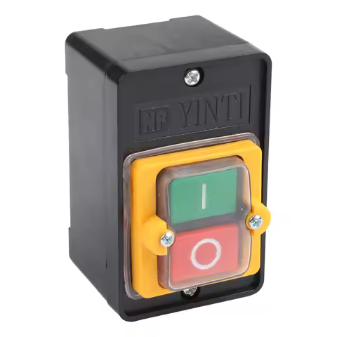 Waterproof Push Button Switch KAO5H Motor Start Stop 4.5mm Mounting Holes For Indoor Machinery Machi