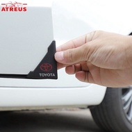 สติกเกอร์ป้องกันการกระแทกสำหรับประตูรถ Toyota 2/4ชิ้นสำหรับ Vios Hilux Yaris Rush Corolla Aksesoris Salib