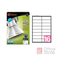 Elephant กระดาษสติ๊กเกอร์ สติ๊กเกอร์ เลเซอร์ No.17-034 ขนาด 105x36 มม. จำนวน 200 แผ่น/กล่อง