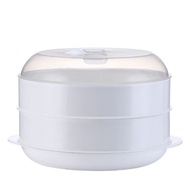 [SAVE TIME] Microwave Steamer Dumpling Food Dim Sum Gyoja/Microwave steamer special utensils heating container steamer bowl plastic steamed buns household rice cooker rice cooker s