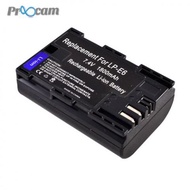 Proocam Canon LP-E6 Battery for Canon EOS 5D Mark II, EOS 7D, EOS 60D