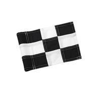KINGTOP Checkered Golf Flag All 8x6 Inch – 420D Nylon, Tube Inserted – Mini Practice Putting Green F