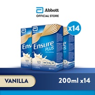 [Bundle of 14] Ensure Plus Vanilla (200ml)
