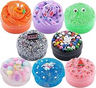 Slime Variety Pack Different Textures, 8 Pack Slime Kit for Kids, Includes Butter Slime, Cloud Slime
