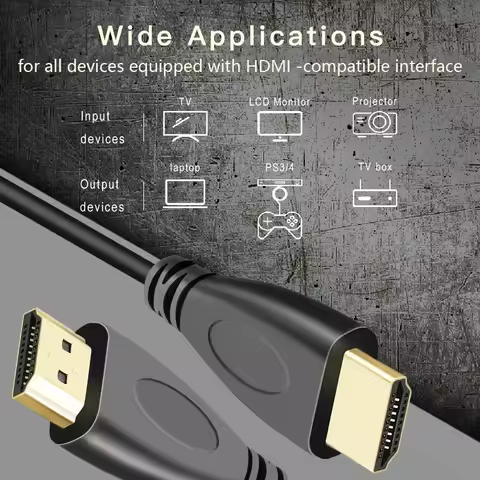 New MY-28 Ultra Thin HDTV Cable 4K 60Hz High Speed Slim HDTV 2.0 3.2mm Audio Video Cable 1m 2m 3m 12