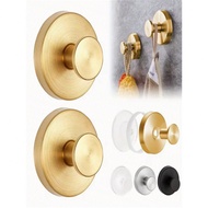 4/2/1 Pcs Super Strong Suction Stainless Steel Hooks, Suitable For Bathroom, Kitchen, Living Room An