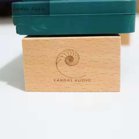 CARDAS Myrtle Wood Blocks solid wood golden ratio audio wire rack CD amplifier speaker shock absorbe