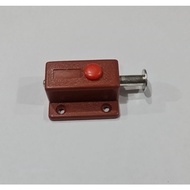 Press Latch Brown Press Cabinet Latch/ per pc