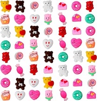 56 Pcs Valentines Mochi Squishy Toys Bulk for Kids