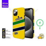 Ayrton Senna helmet Formula On Phone Case for iPhone 17 Pro Max / iPhone 16 Pro Max / 15 Pro Max / 1