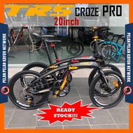 TRS Croze Pro 20"(451) NEW Folding bike Shimano 8 Speed Aluminum frame Bicycle Basikal Lipat 20 inch
